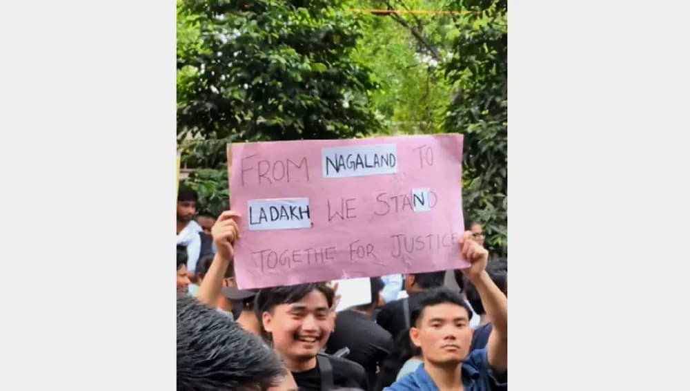 Naga youths recount ordeal at 'Sansad Chalo' protest in Delhi