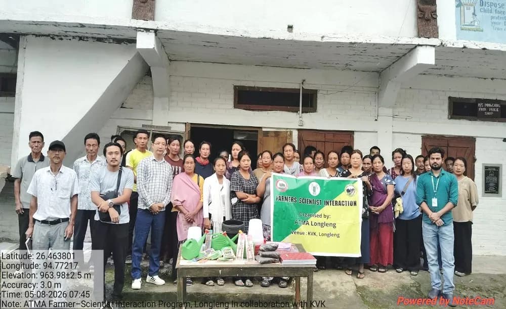 ATMA Longleng conducts agricultural programmes for farmers