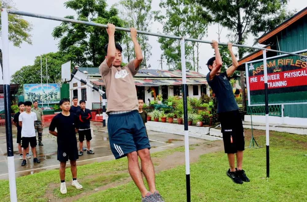Assam Rifles conducts Agniveer recruitment pre-training in Kiphire