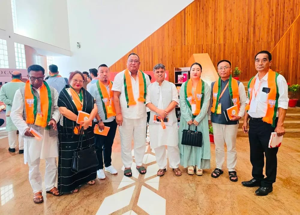 BJP Nagaland leadership attends introductory meeting in New Delhi