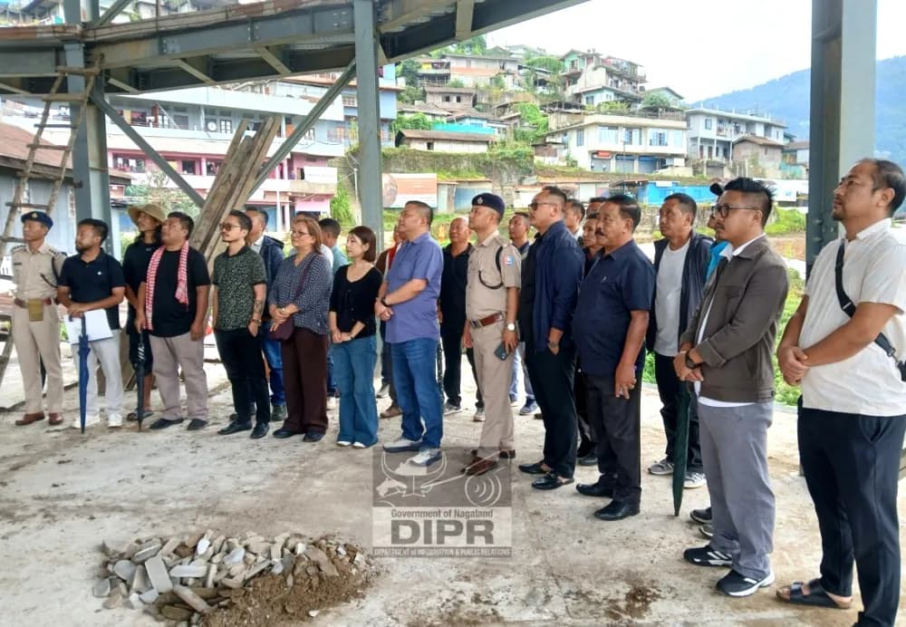 Minister Bashangmongba visits landslide-affected areas in Tuensang