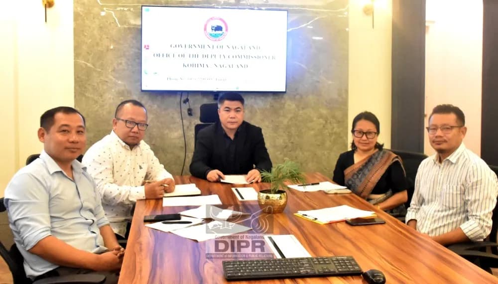 Coordination meeting of media cell for SIR held in Kohima