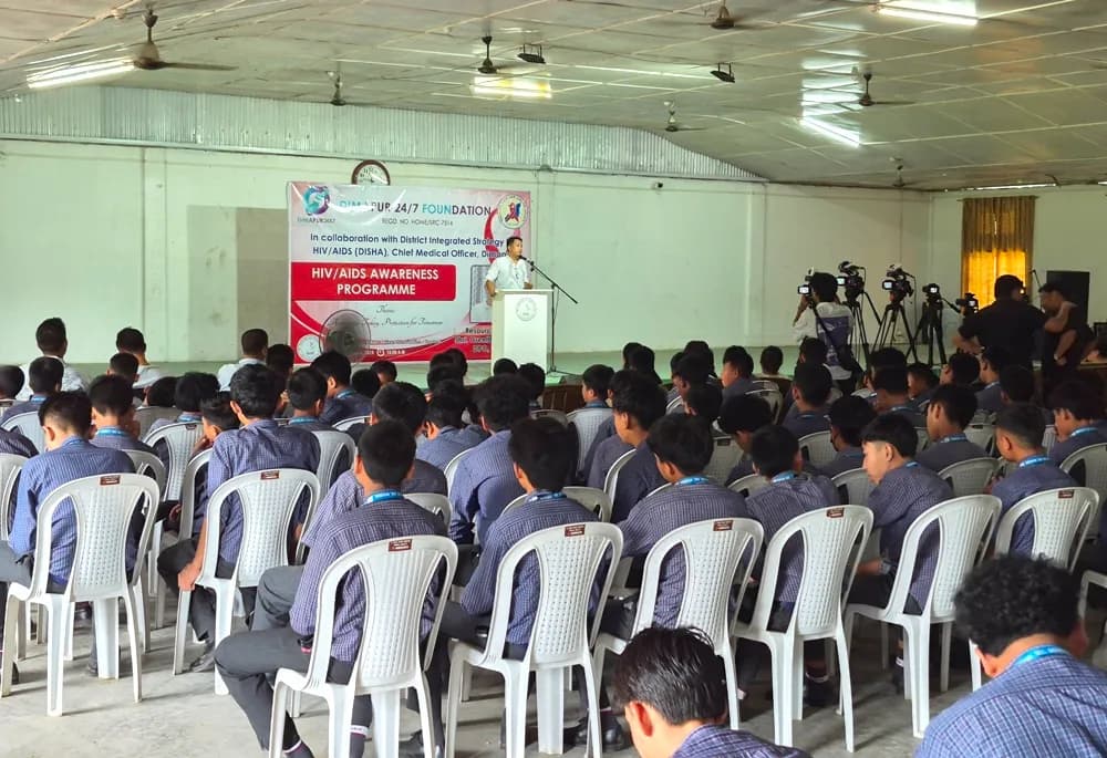 Dimapur 24/7 conducts HIV awareness programme for students