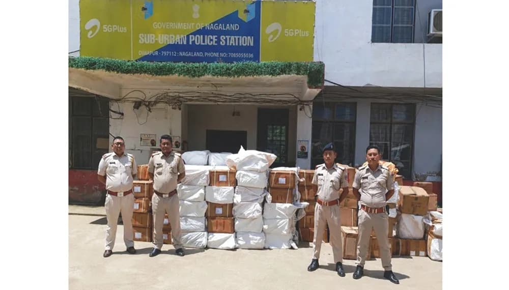 Dimapur warehouse raid yields 19,760 bottles of suspected codeine cough syrup