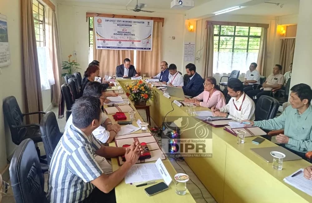 ESIC conducts regional board meeting, opens branch office in Kohima