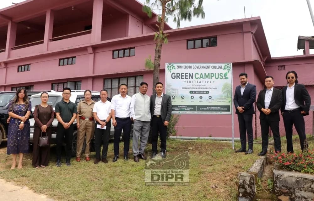 Green Campus Initiative launched at Zunheboto Government College