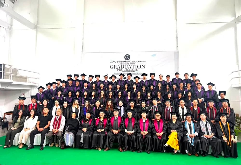 Japfü Christian College hosts graduation ceremony