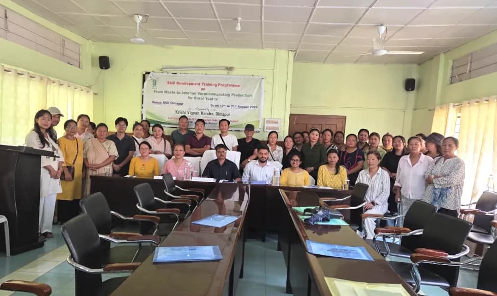 KVK Dimapur launches vermicomposting training