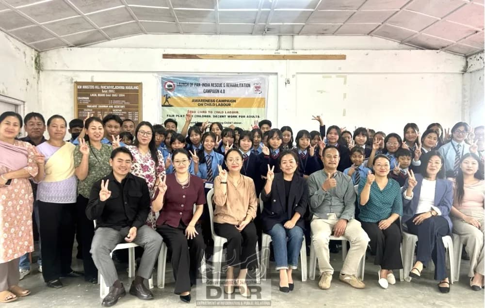Kohima District Task Force launches child labour rescue and rehabilitation campaign