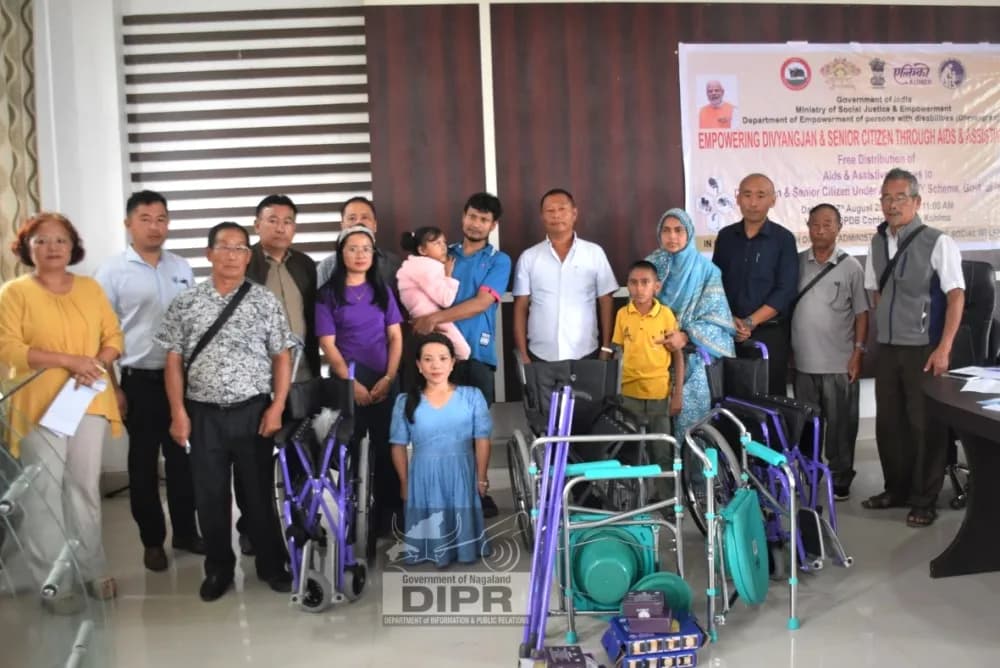 Kohima distributes assistive devices to 671 beneficiaries