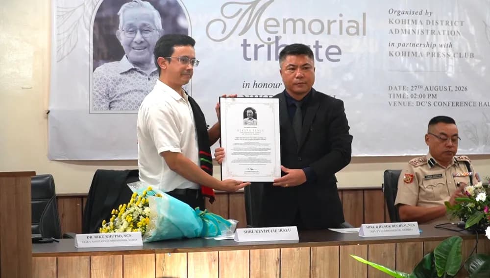 Kohima memorial tribute honours Niketu Iralu