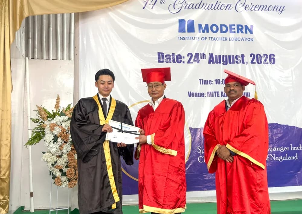 Modern Institute of Teacher Education hosts 14th graduation ceremony in Kohima