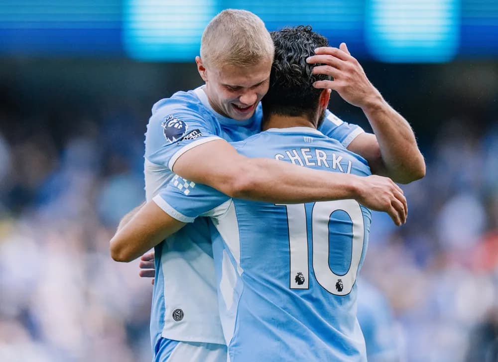 Manchester City rallies late for 2-1 win over Bournemouth in Enzo's first Premier League game in charge