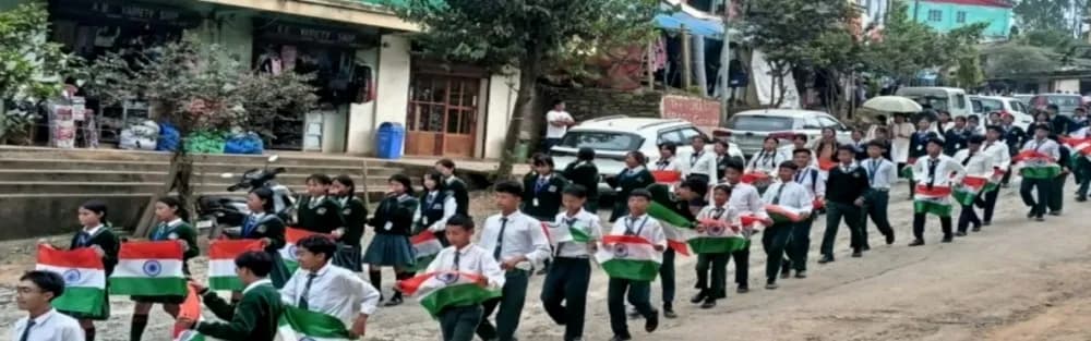 Meluri district observes Har Ghar Tiranga campaign