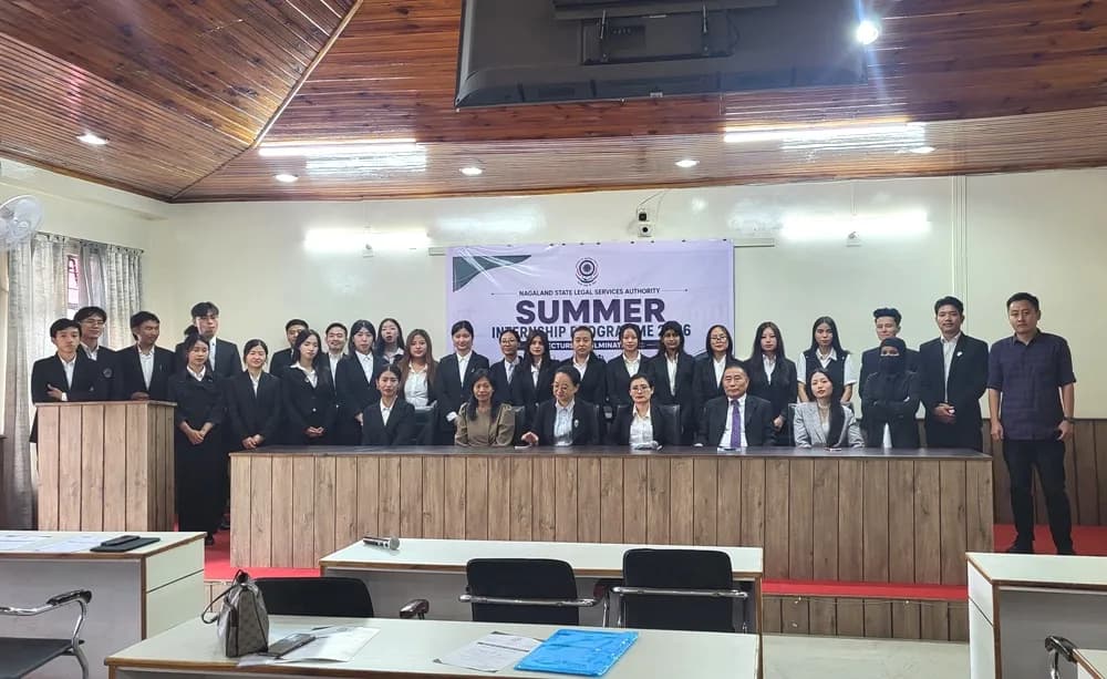 Nagaland State Legal Services Authority Summer Internship Programme concludes