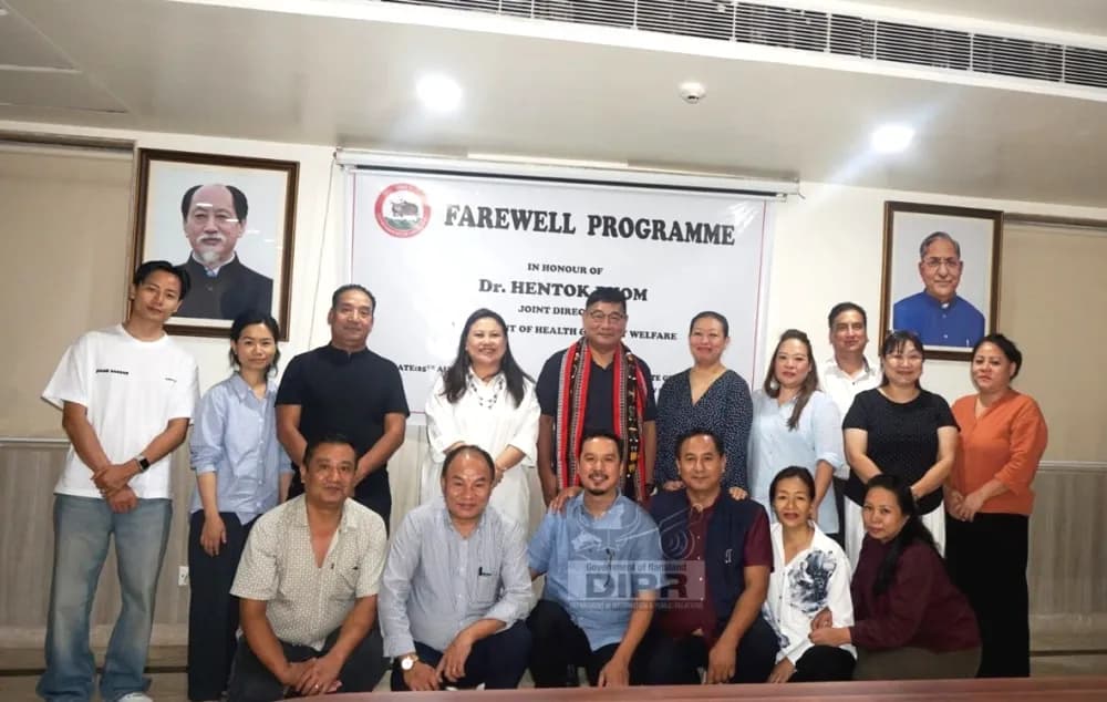 Nagaland House New Delhi bids farewell to Dr. Hentok Phom