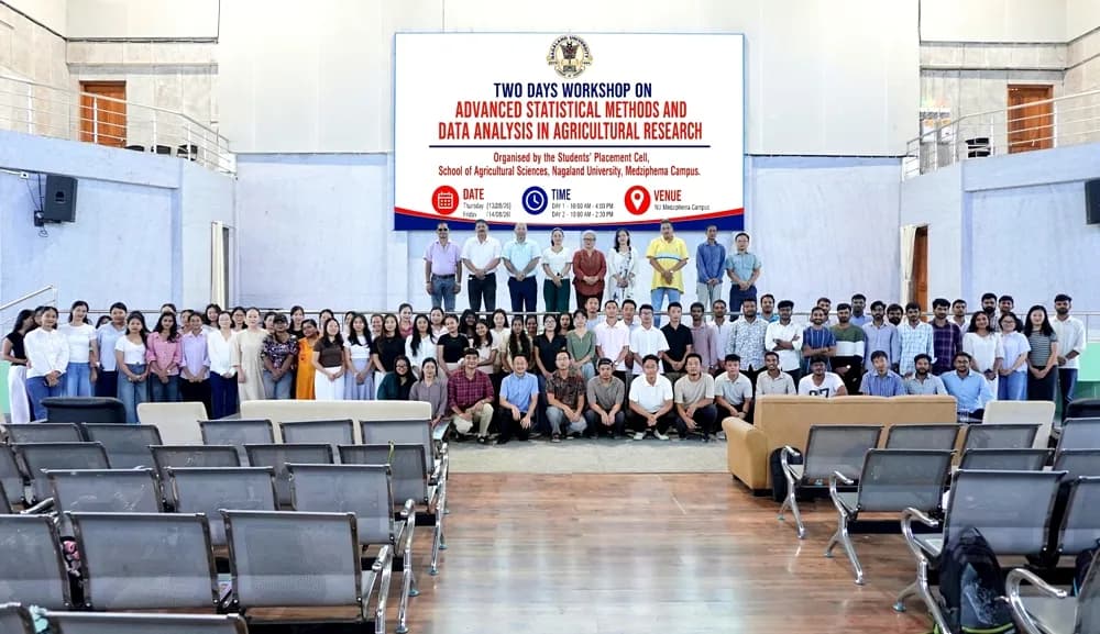 Nagaland University holds workshop on advanced statistical methods
