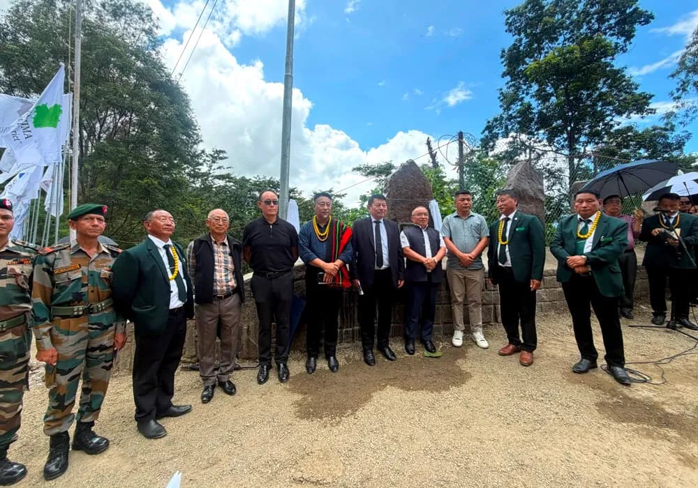 Unity Stone Monolith of Meluri district unveiled at Tsütuo Kharu in Kohima
