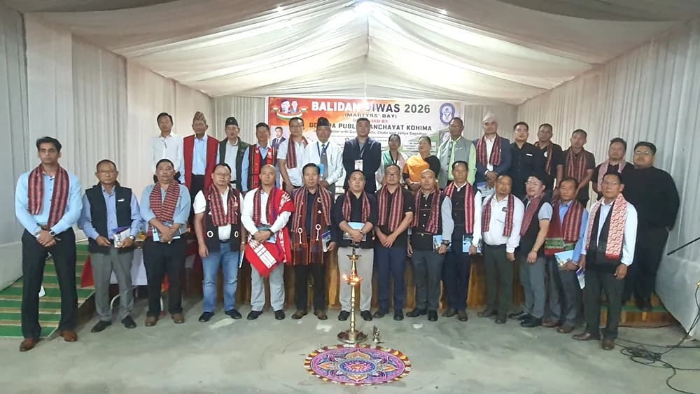 Gorkha community pays tribute to Major Durga Malla, Captain Neikezhakuo Kengurüse