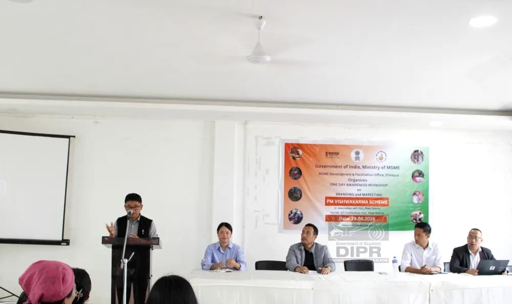 Phek artisans attend PM Vishwakarma workshop