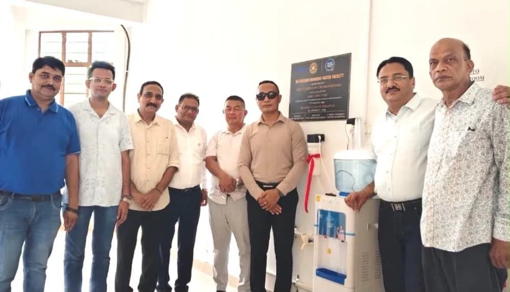 Rotary Club of Dimapur installs drinking water facility at ADCP Chümoukedima office