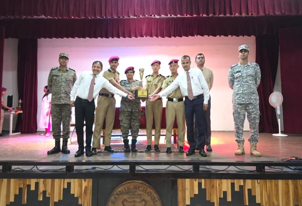 Sainik School Punglwa organises academic excellence award ceremony