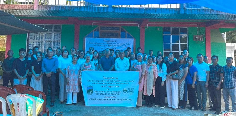 Thchutho Cooperative FPO inaugurates NABARD-assisted food processing unit in Wokha