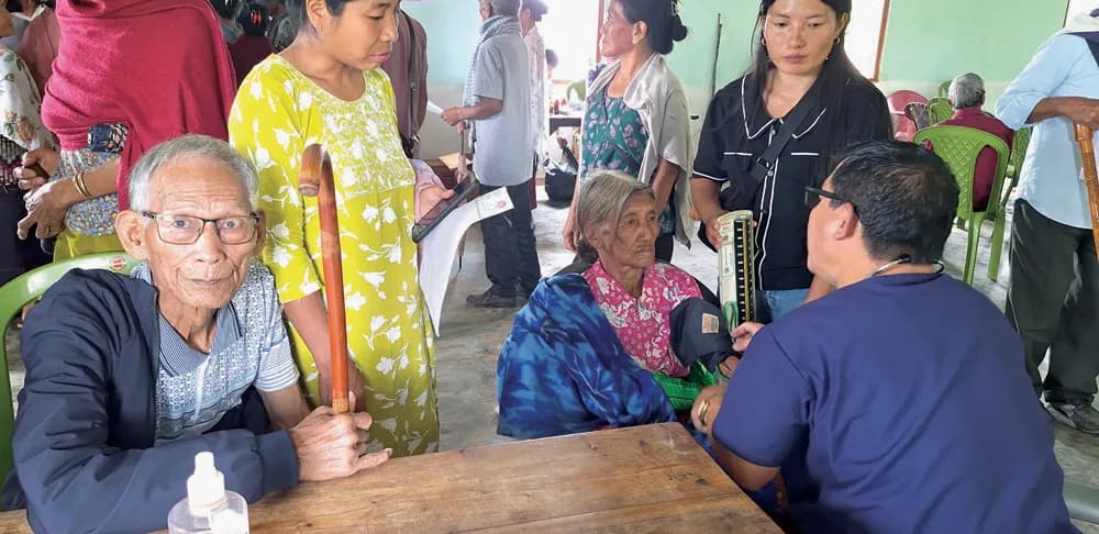 Medical camps, health services conducted in Wokha and Phek