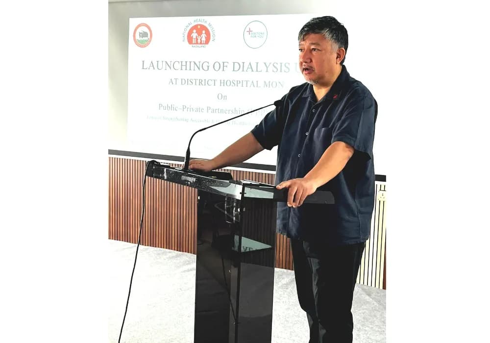 Abu Metha launches dialysis unit at District Hospital Mon