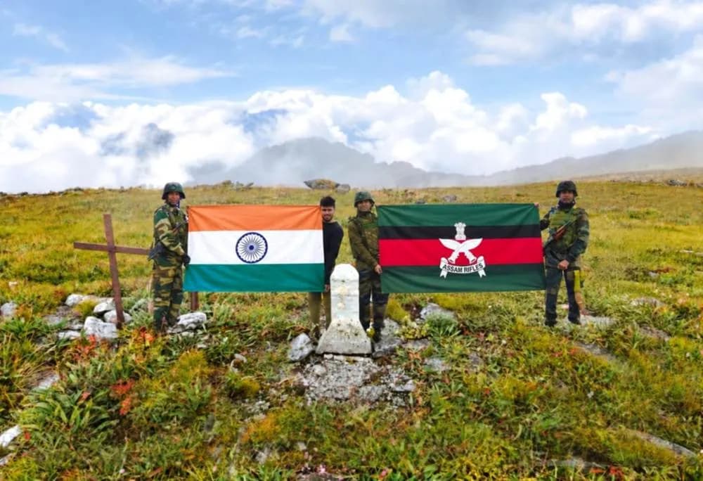 Assam Rifles conducts expedition, student interaction in Nagaland