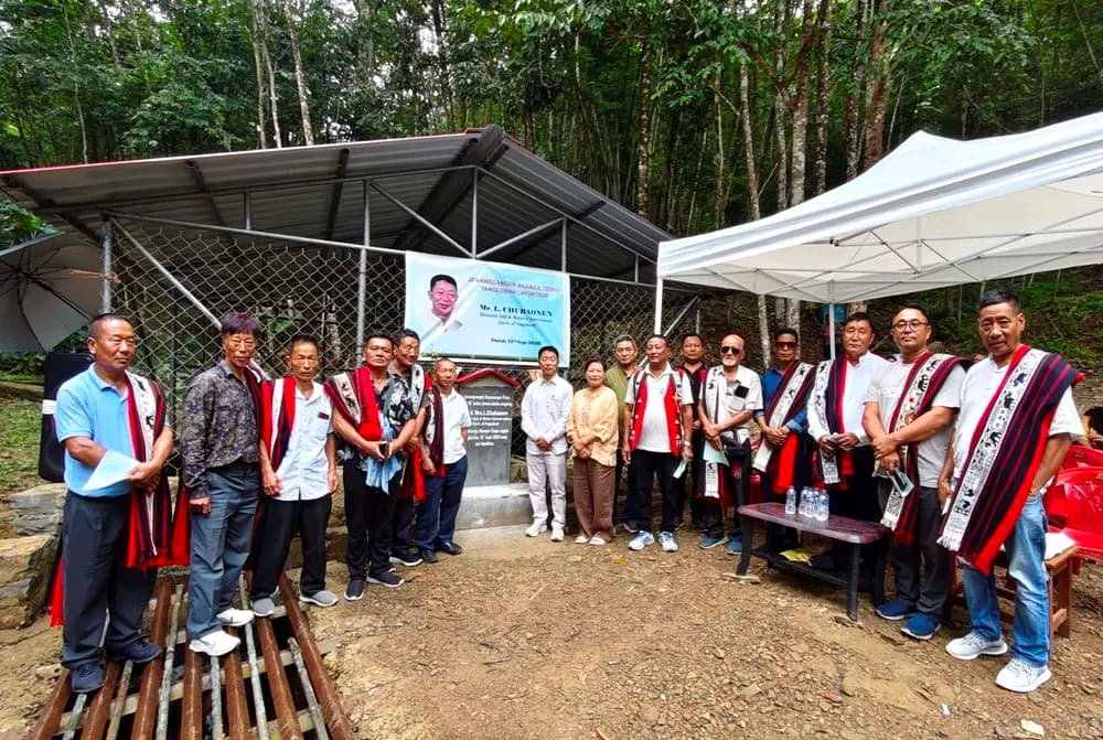 Augmented spring shed project dedicated near Ungma village