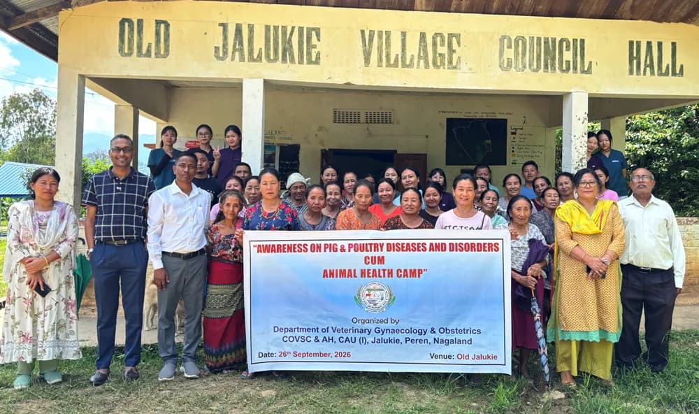 Awareness and animal health camp held at Old Jalukie village