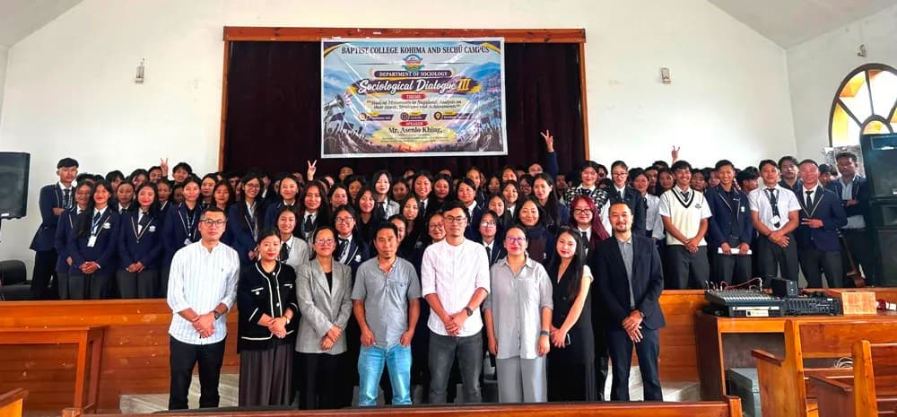 Baptist College Kohima holds Sociological Dialogue on student movements in Nagaland