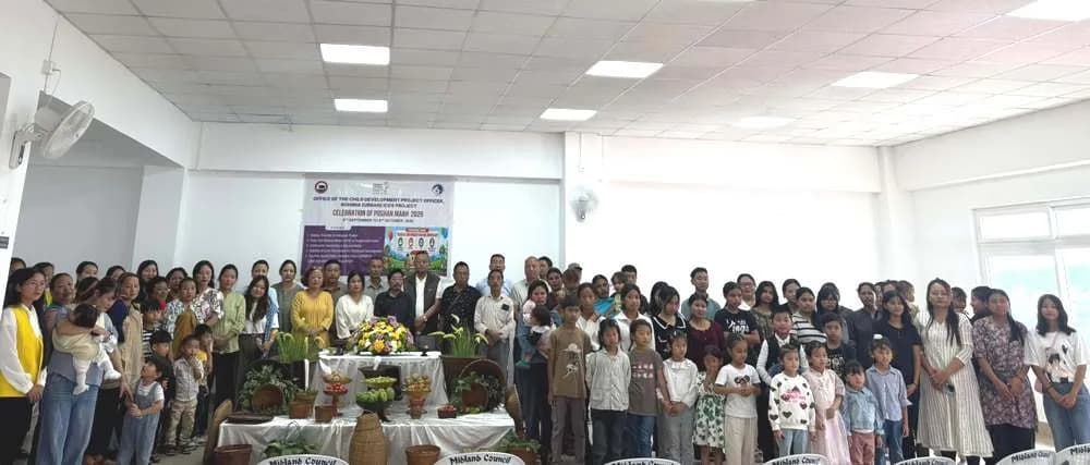 Kohima Urban CDPO conducts Poshan Maah community meeting in Kohima