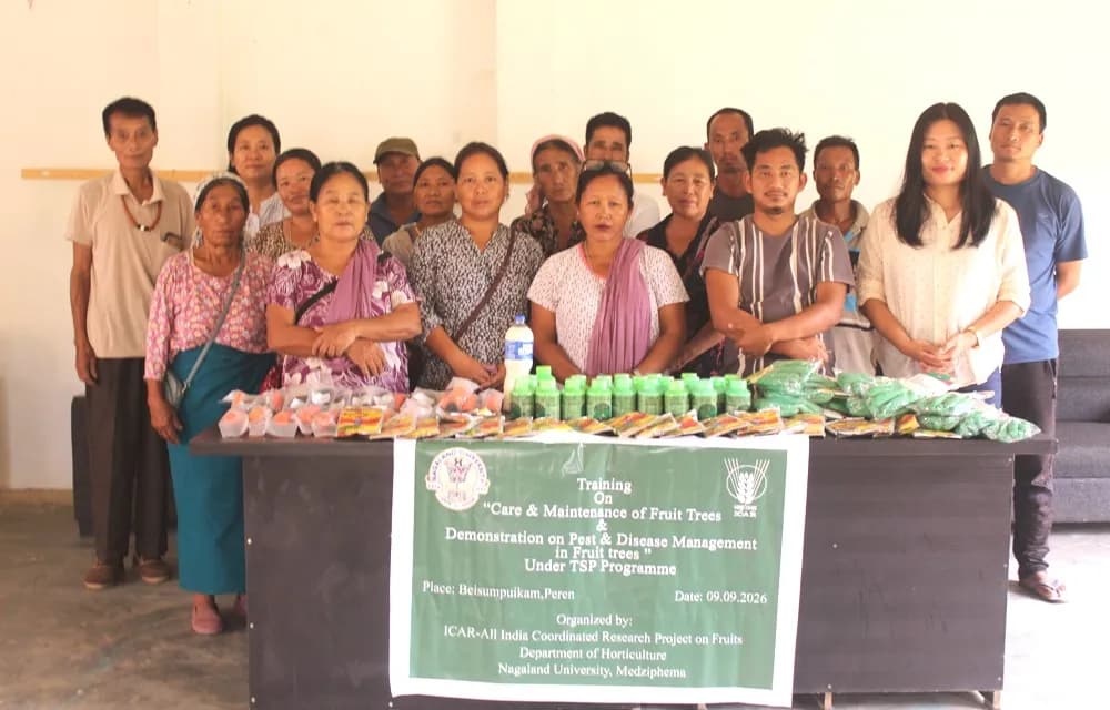 Farmers trained on care of fruit trees in Beisumpuikam