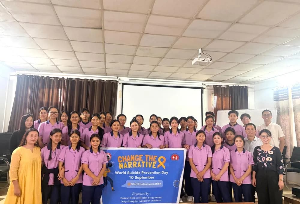 'Changing the narrative': Nagaland institutions mark World Suicide Prevention Day