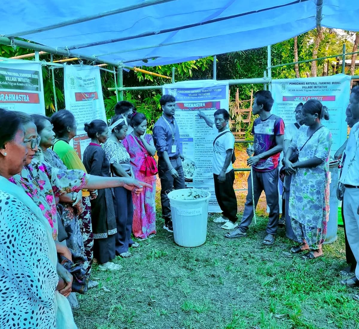 KVK Longleng conducts natural farming training at Pongching