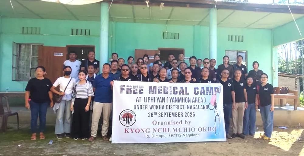 Kyong Nchumchio Okho organises medical camp in Wokha