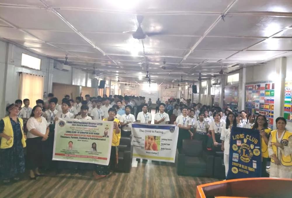 Lions Club of Dimapur Blue Venda holds panel discussion on social emotional learning