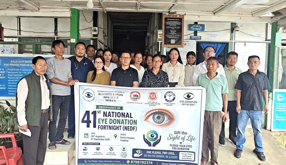 Longleng observes 41st National Eye Donation Fortnight