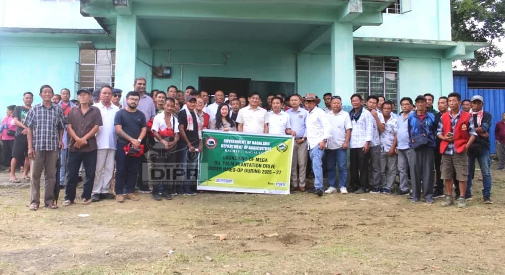 Mega oil palm plantation drive launched in Wokha
