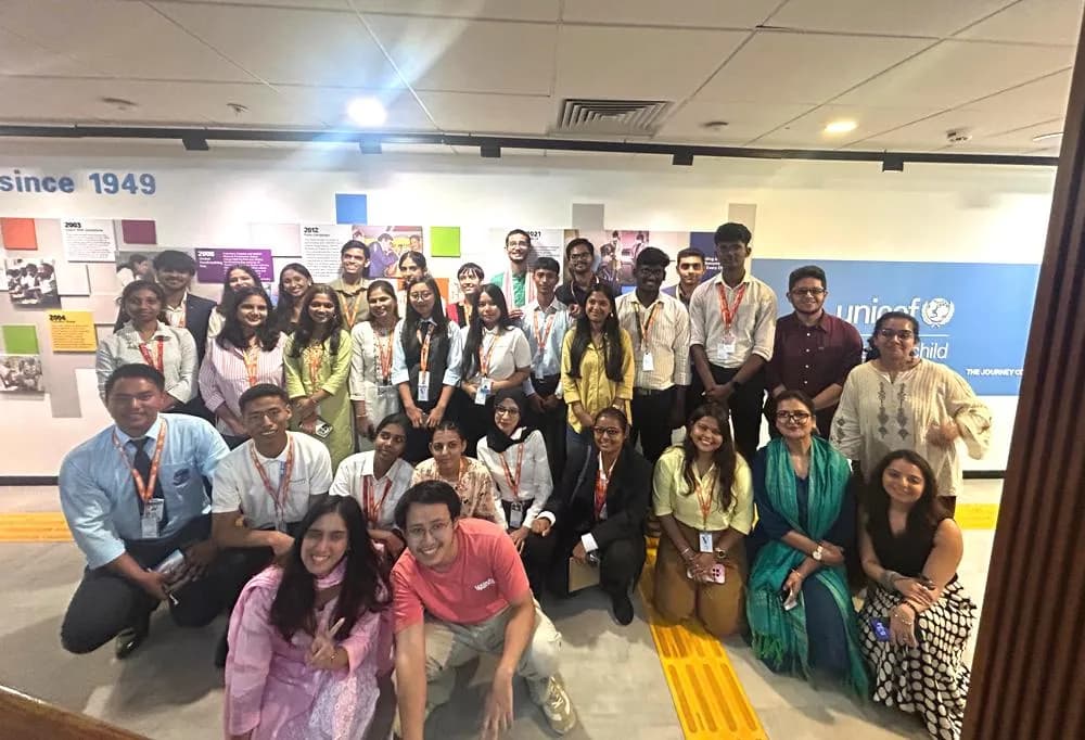 Modern College students represent Nagaland at PMIS consultation in Delhi