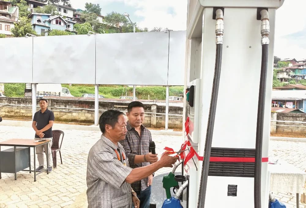 Third fuel station inaugurated in Tuensang