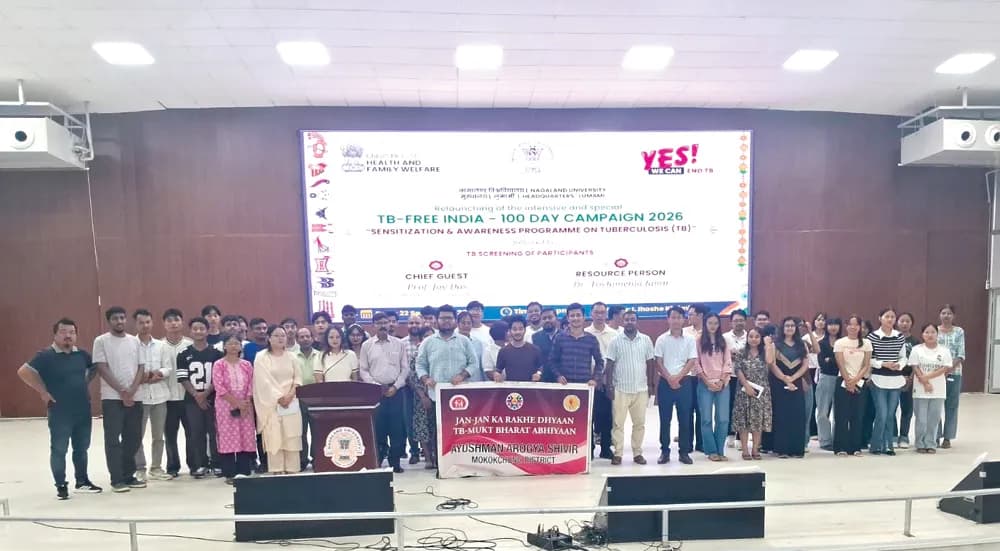 Nagaland University conducts TB awareness, NSS orientation programmes