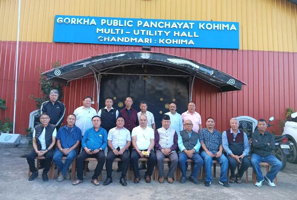Nagaland Gorkha Association hands over relief fund for Mon landslide victims