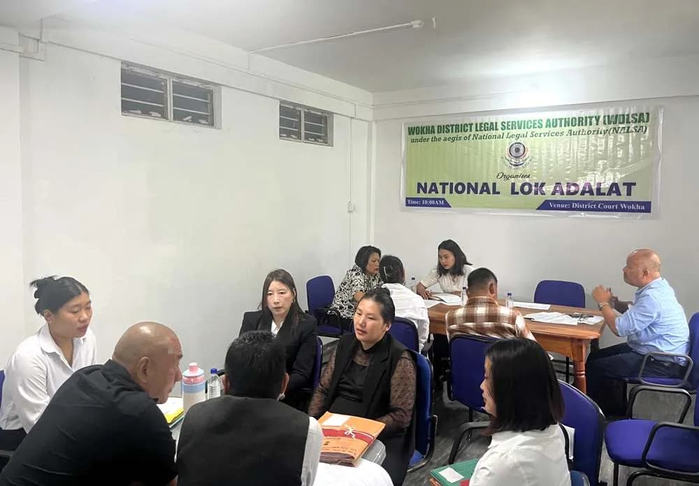 Over 380 cases settled at National Lok Adalat across Nagaland