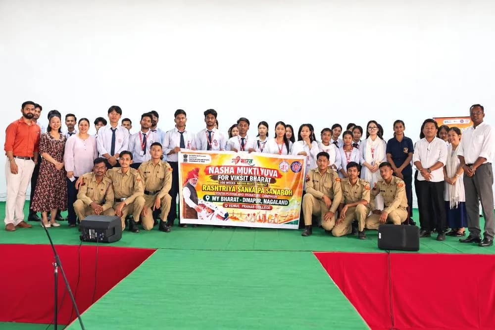 Pranab College observes Nasha Mukti Sankalp for Viksit Bharat