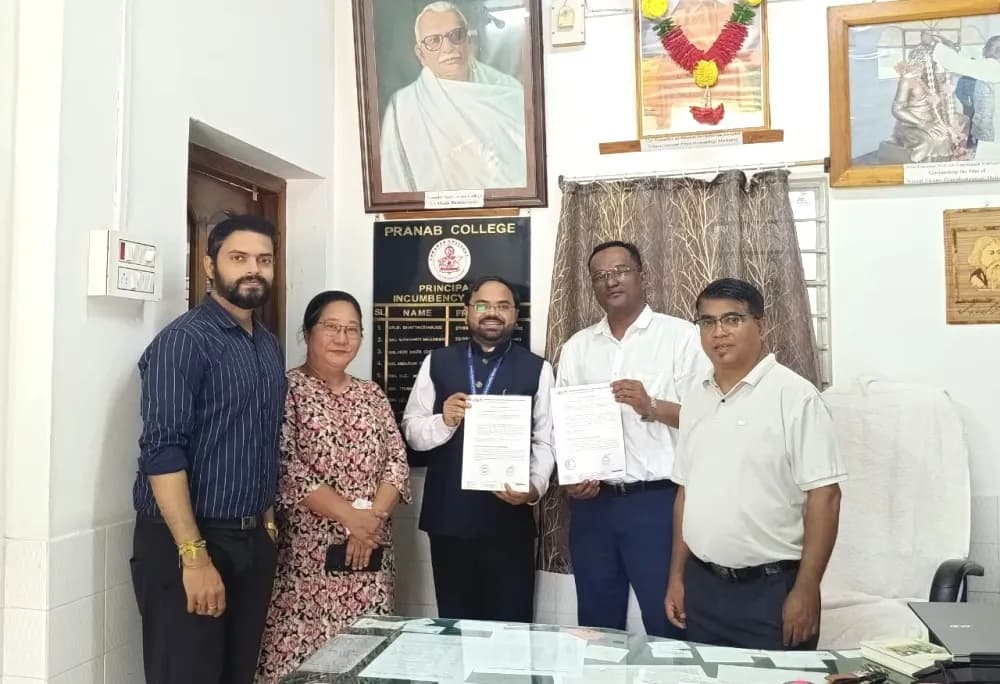 Pranab College signs LoU with National Institute of Securities Markets