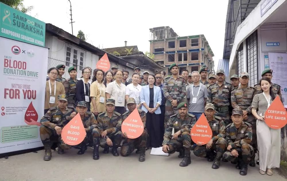 RML Cancer Foundation conducts phase 2 of blood donation drive in Kohima