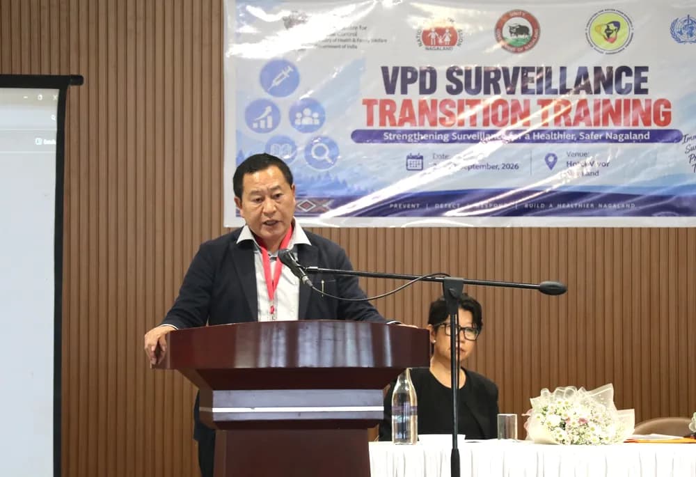 Three-day vaccine preventable disease surveillance training underway in Kohima